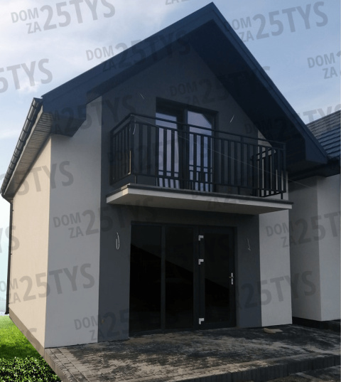 PROJEKT DOMU 35M2 MUROWANY “WYSOKI” PROJEKT DOMU 35M2 MUROWANY “WYSOKI”