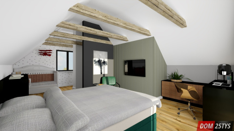 PROJEKT DOMU 35M2 MUROWANY “WYSOKI” PROJEKT DOMU 35M2 MUROWANY “WYSOKI”