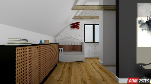PROJEKT DOMU 35M2 MUROWANY “WYSOKI” PROJEKT DOMU 35M2 MUROWANY “WYSOKI”