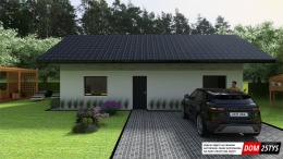 Projekt 70 m2&amp;quot;Adaś&amp;quot; MIESZKALNY na Pozwolenie