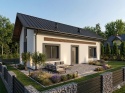 Projekt 70 m2"Adaś z poddaszem" MIESZKALNY na Zgłoszenie