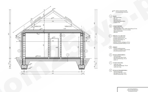 Projekt 98 m2"Adaś" MIESZKALNY na Pozwolenie