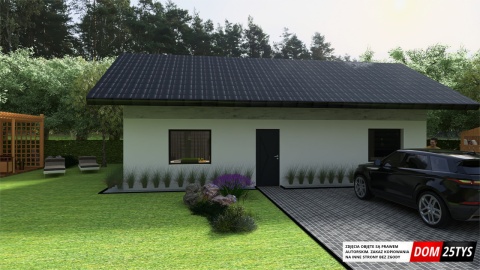 Projekt 98 m2"Adaś" MIESZKALNY na Pozwolenie