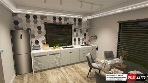 Projekt 98 m2"Adaś" MIESZKALNY na Pozwolenie