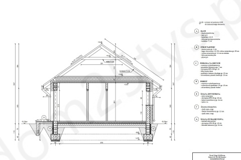 Projekt "Julka" 84m2 Mieszkalny (odbicie lustrzane)