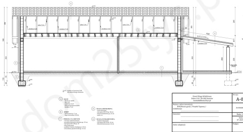 Projekt garażu WAGHouse z wiatą